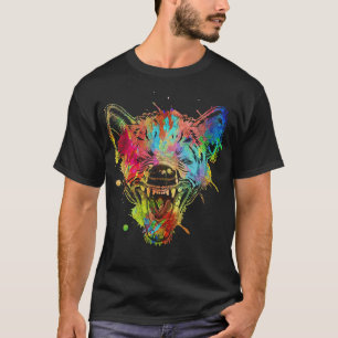 Colourful Laughing Hyena T-Shirt