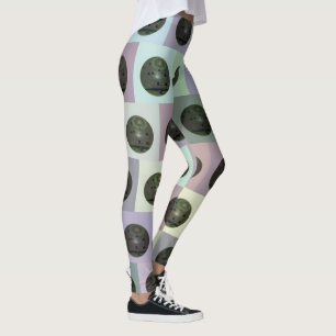 Colourful Lawn Bowls Block Art, Leggings