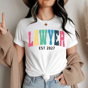 Colourful Lawyer Custom Shirt for Law Students