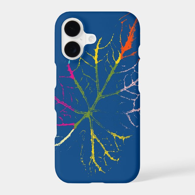 Colourful Leaf Fine Art (Back)