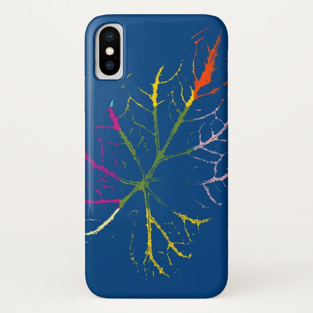 Colourful Leaf Fine Art Case-Mate iPhone Case (Back)
