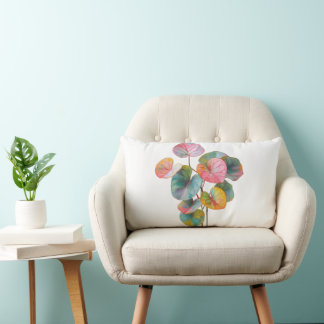 colourful leaf pillow