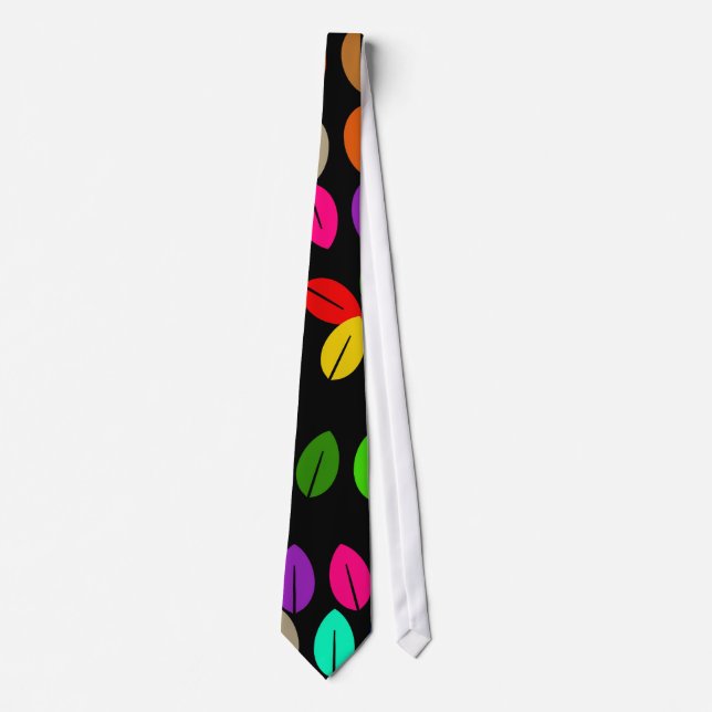 Colourful Leaf Tie (Front)