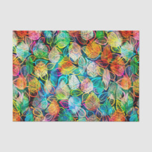 Colourful Leafs Tissue Paper