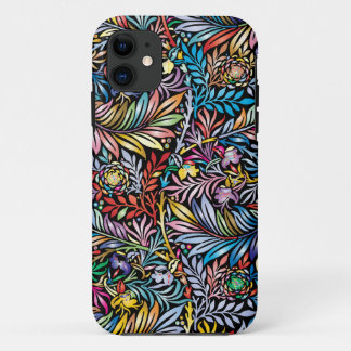 Colourful leaves iPhone 11 case
