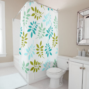 Colourful Leaves - Customise Your Own Shower Curtain