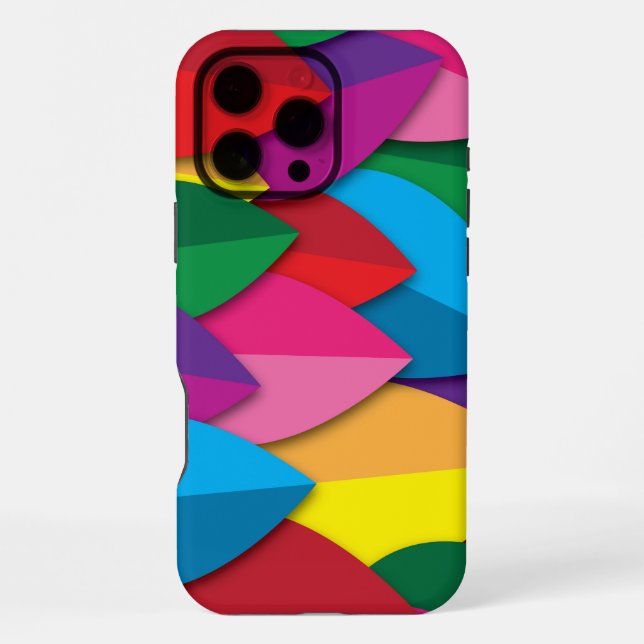 Colourful Leaves iPhone Case (Back)