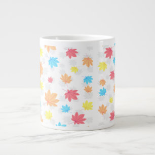 Colourful Leaves Large Coffee Mug