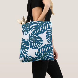 Colourful Leaves Modern Graphic Art Tote Bag