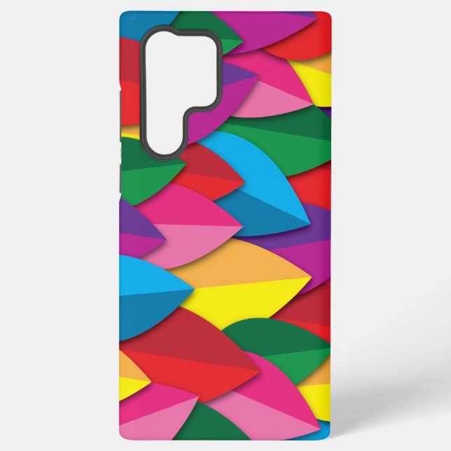 Colourful Leaves Samsung Galaxy S22 Ultra Case (Back)