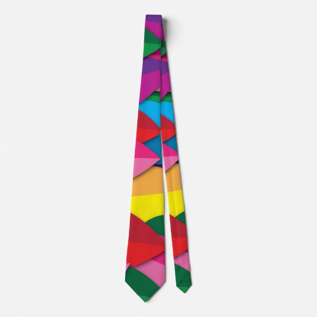 Colourful Leaves Tie (Front)