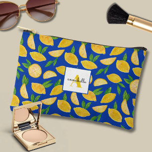 Colourful Lemon pattern Accessory Pouch