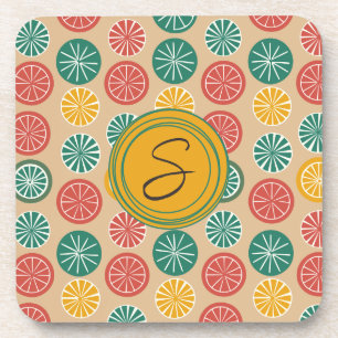 Colourful Lemons Coaster