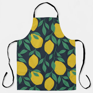 Colourful Lemons: Hand Drawn Vibrance. Apron