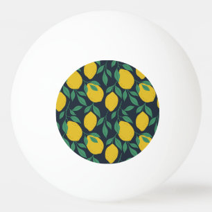 Colourful Lemons: Hand Drawn Vibrance. Ping Pong Ball