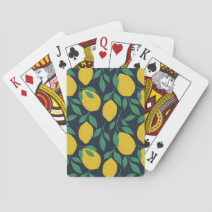 Colourful Lemons: Hand Drawn Vibrance. Playing Cards