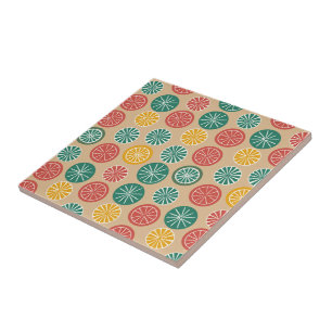 Colourful Lemons Tile