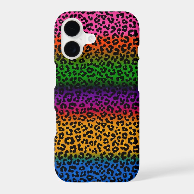 Colourful Leopard Animal Print Design  (Back)