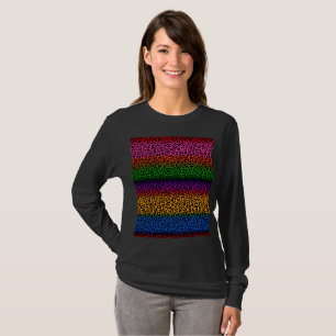 Colourful Leopard Animal Print Design T-Shirt