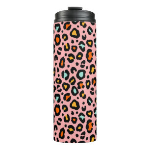 Colourful Leopard: Fashion Vintage Pattern Thermal Tumbler