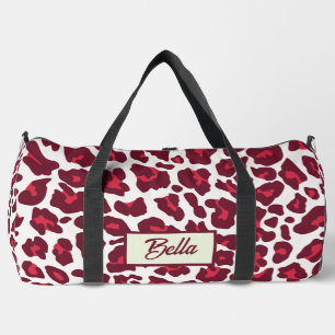 Colourful Leopard Pattern Duffle Bag