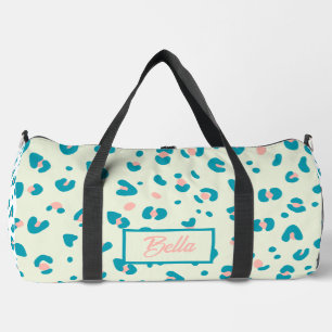 Colourful Leopard Pattern Duffle Bag