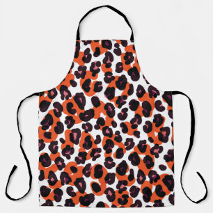 Colourful Leopard Pattern: Seamless Design. Apron