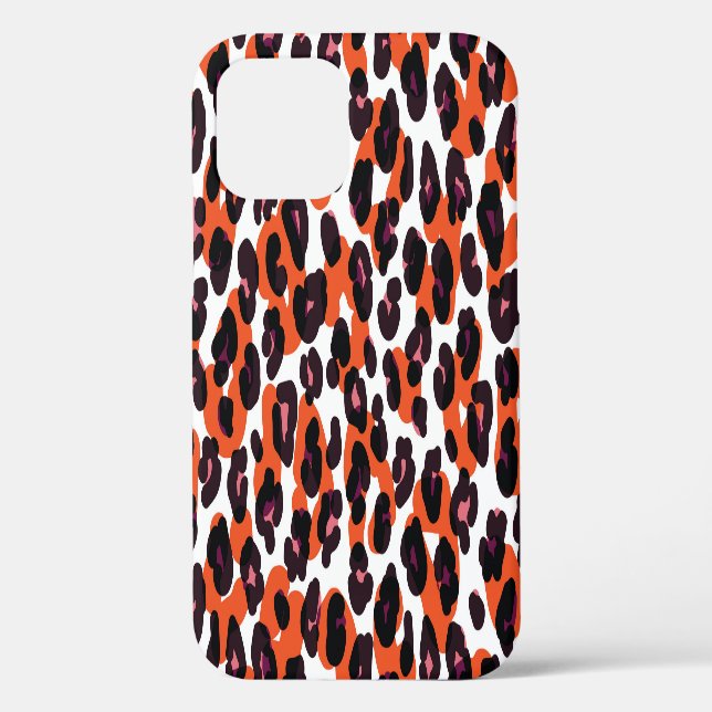 Colourful Leopard Pattern: Seamless Design. Case-Mate iPhone Case (Back)