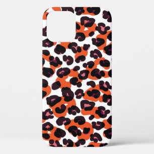 Colourful Leopard Pattern: Seamless Design. iPhone 12 Case