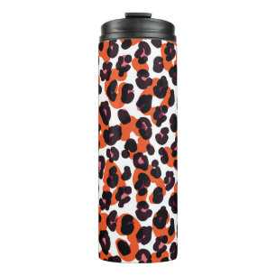 Colourful Leopard Pattern: Seamless Design. Thermal Tumbler
