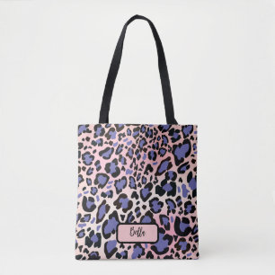 Colourful Leopard Pattern Tote Bag