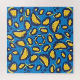 Colourful leopard print, seamless texture. jigsaw puzzle