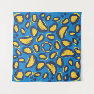 Colourful leopard print, seamless texture. tapestry