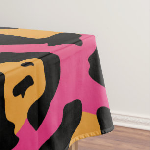 Colourful Leopard Print Tablecloth