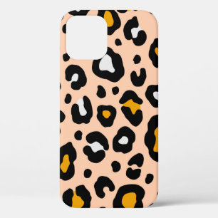 Colourful leopard seamless pattern. Fashion stylis iPhone 12 Case