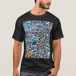 Colourful Leopard: Vibrant Texture Print T-Shirt