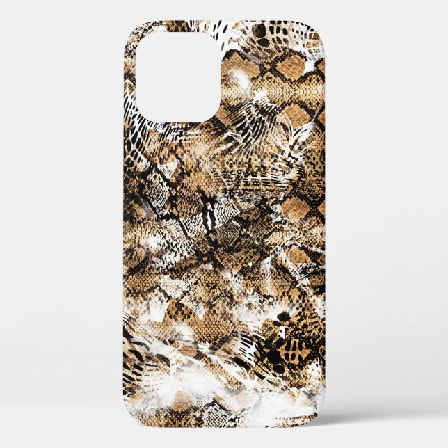 Colourful Leopard Zebra Camouflage Pattern Case-Mate iPhone Case (Back)