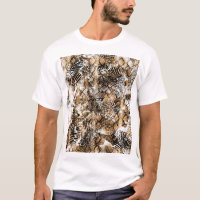 Colourful Leopard Zebra Camouflage Pattern