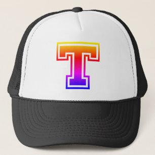 Colourful Letter "T" Trucker Hat