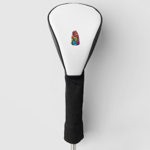 Colourful LGBT Pride Puggle Dog Pile Golf Head Cover