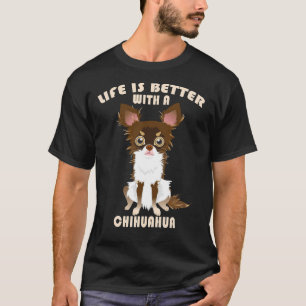 Colourful Life Is Better With A Chihuahua Puppy T-Shirt