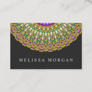 Colourful Life Mandala Business Card