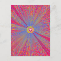 Colourful Light Rays Psychedelic Trippy Shiny Hear