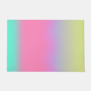 Colourful Lights Gradient Aura Doormat