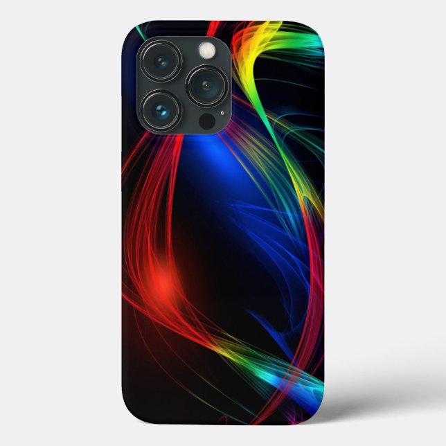 Colourful Lights iPhone Case (Back)