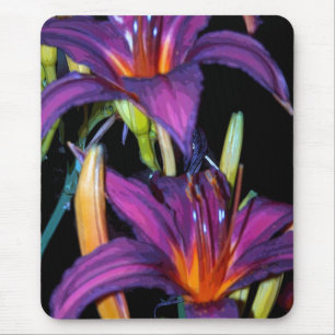 Colourful Lillies Mouse Mat