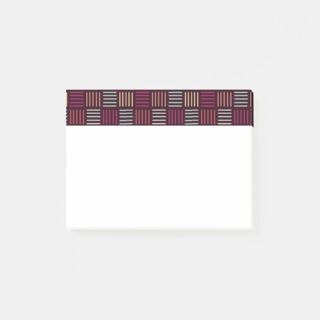 Colourful Lines Squared  Post-it Notes (Front)