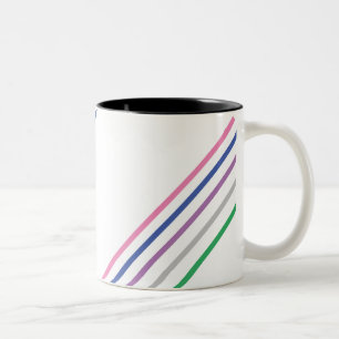 Colourful Lining Top quality  Luxury Coffee Mug