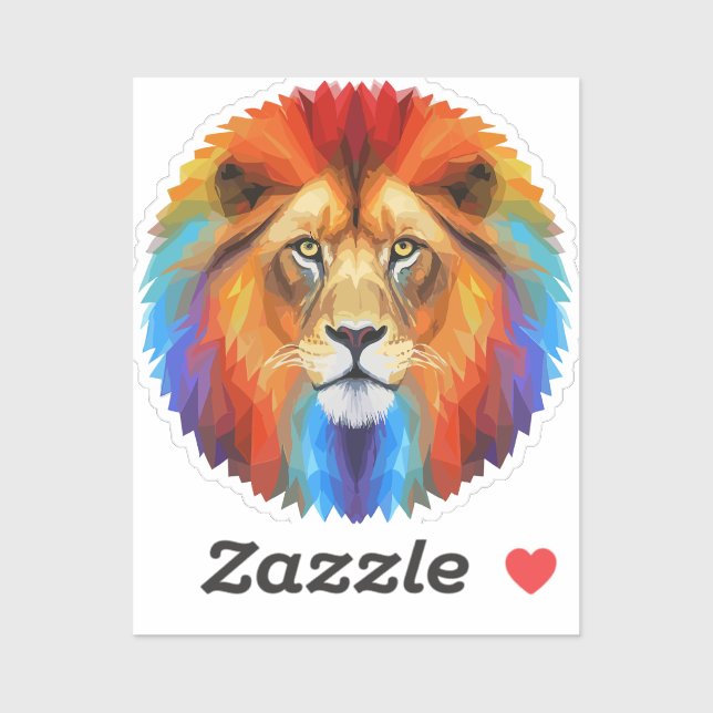 Colourful Lion (Sheet)