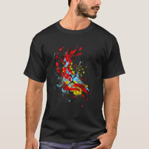 Colourful Lion Head Pop Style For Men And Women T-Shirt